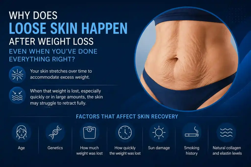 Why Does Loose Skin Happen After Weight Loss Even When You’ve Done Everything Right Greenwich?